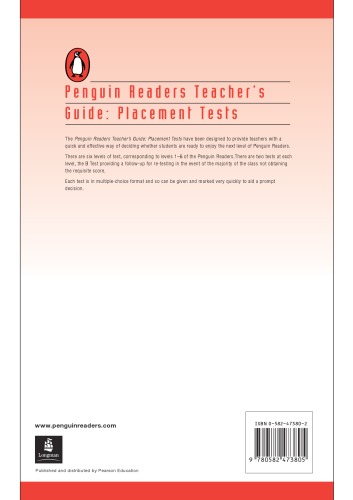 Penguin readers teacher's guide : placement tests