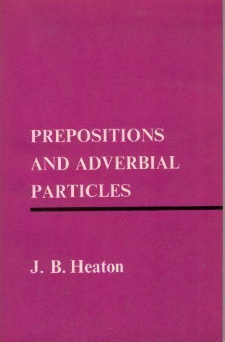 Prepositions And Adverbial Particles