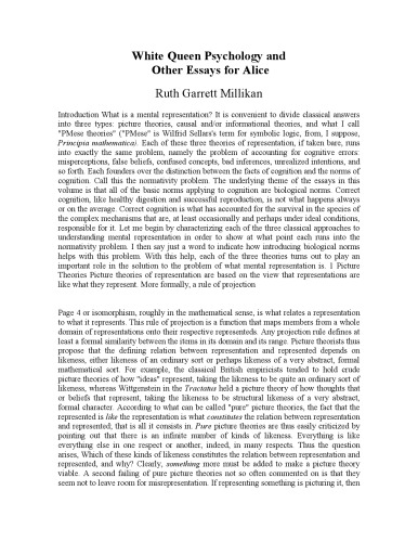 White Queen Psychology and Other Essays for Alice