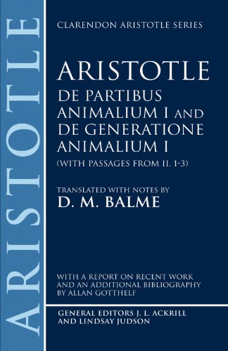 Aristotle's De partibus animalium I and, De generatione animalium I : (with passages from II. 1-3)