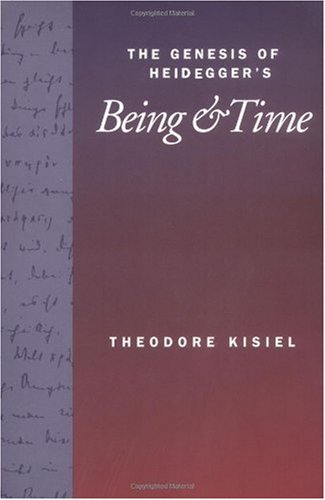 The genesis of Heidegger's Being and time