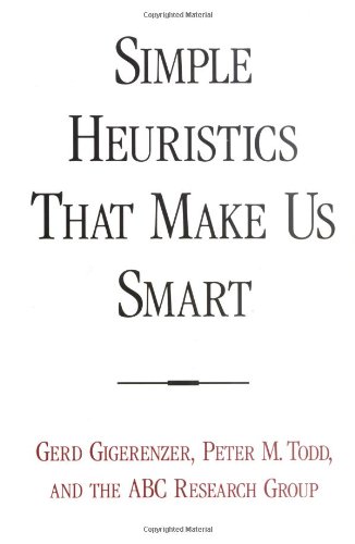 Simple heuristics that make us smart