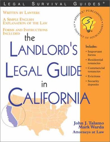 The landlord's legal guide in California