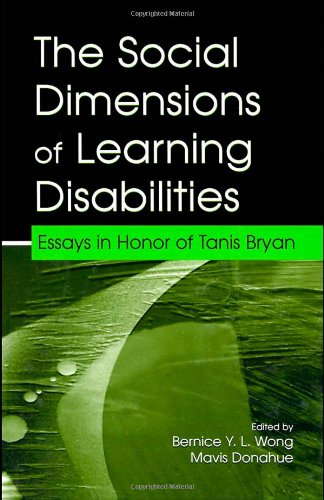 The Social Dimensions of Learning Disabilities