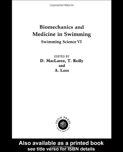 Biomechanics and Medicine in Swimming V1