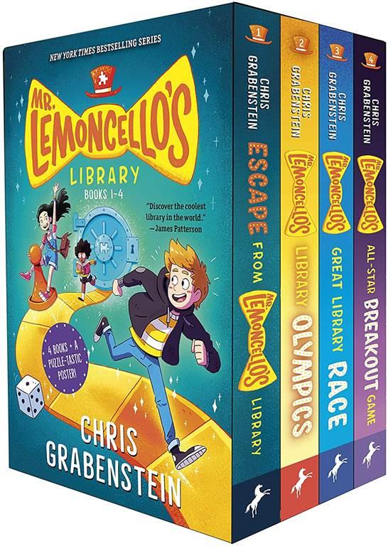 Mr. Lemoncello's Library Books 1-4 (Boxed Set)