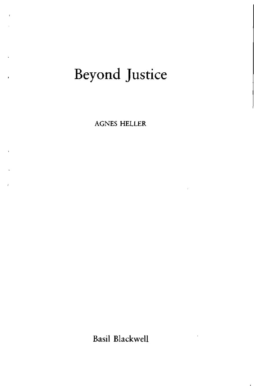 Beyond Justice