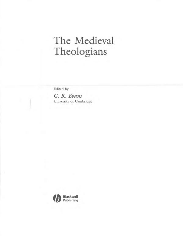 The Medieval Theologians