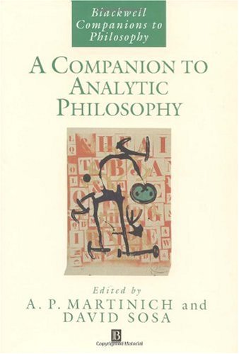 A Companion to Analytic Philosophy