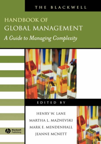 The Blackwell Handbook of Global Management