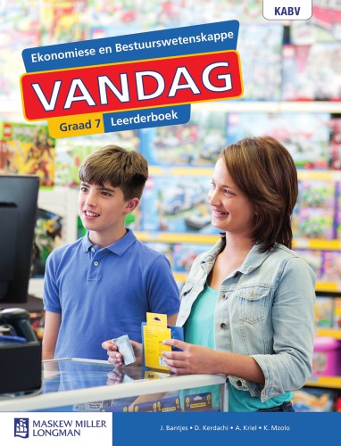 Ekonomiese en bestuurswetenskappe vandag. Graad 7, Leerderboek