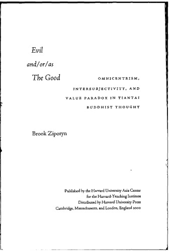 Evil And/Or/As the Good