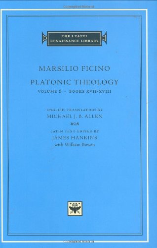 Platonic Theology, Volume 6