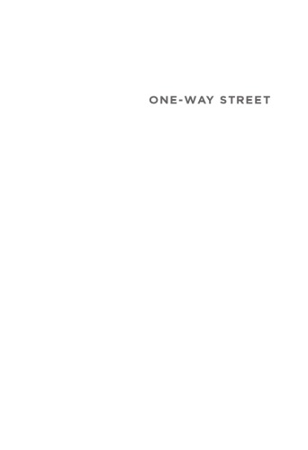 One-Way Street