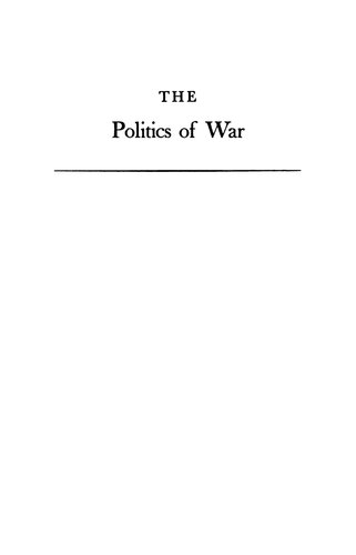 The Politics of War