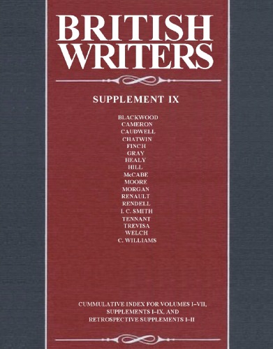 British Writers, Supplement IX