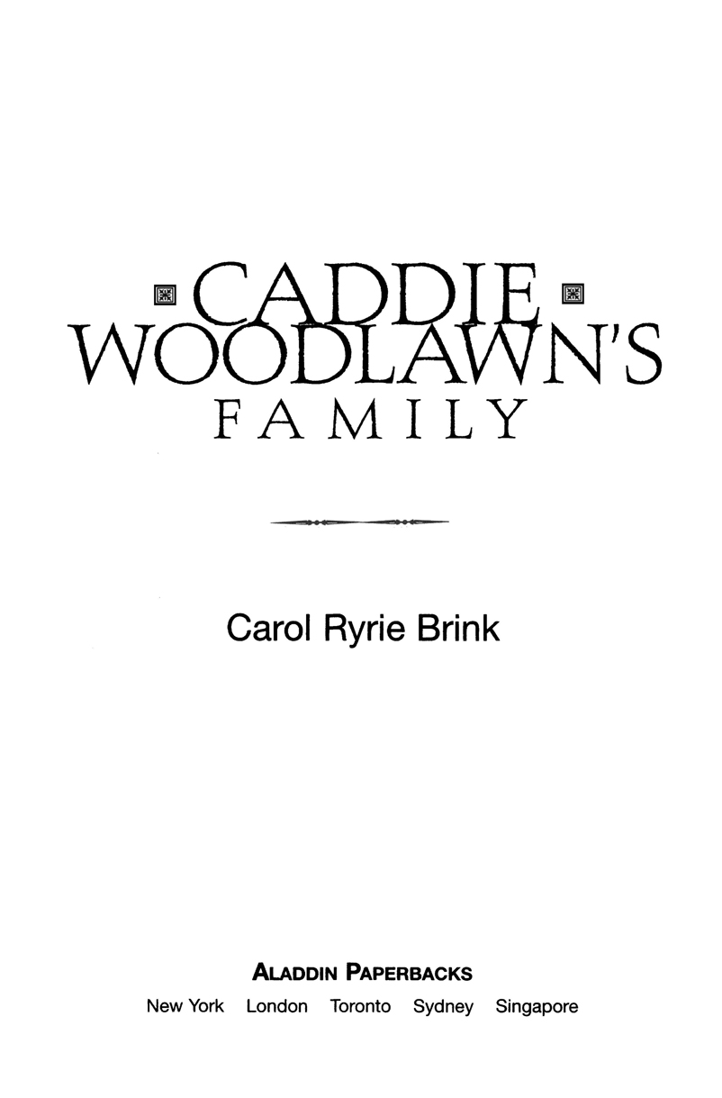 Caddie Woodlawn's Family