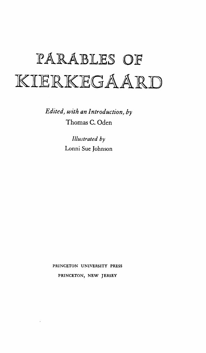 Parables of Kierkegaard
