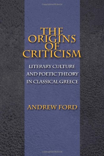 The Origins Of Criticism