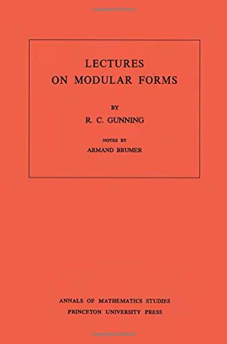 Lectures on Modular Forms