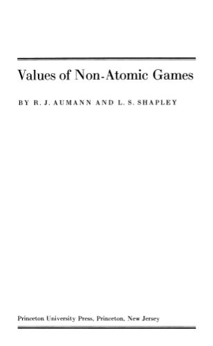 Values of Non-Atomic Games