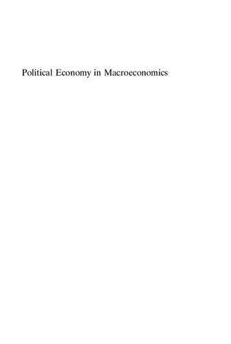 Political Economy in Macroeconomics