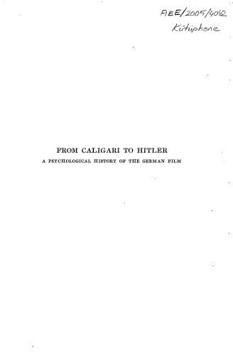 From Caligari to Hitler