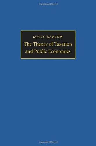 The Theory of Taxation and Public Economics