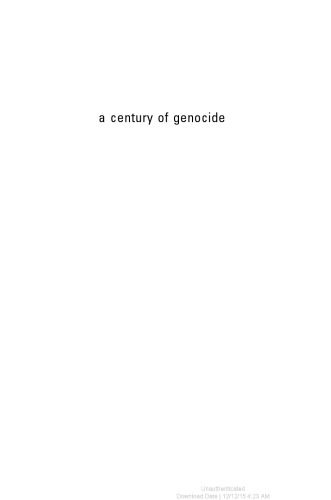 A Century of Genocide