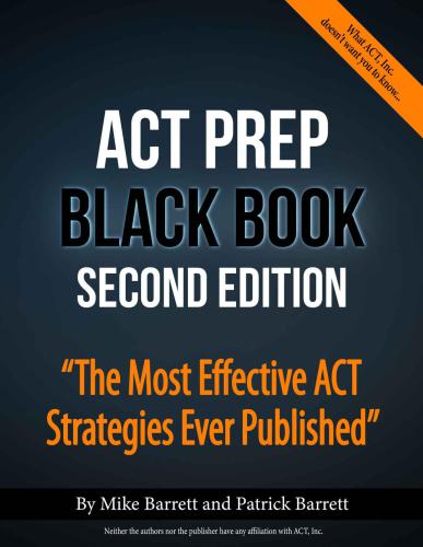 ACT Prep Black Book