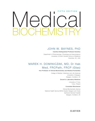 Medical biochemistry