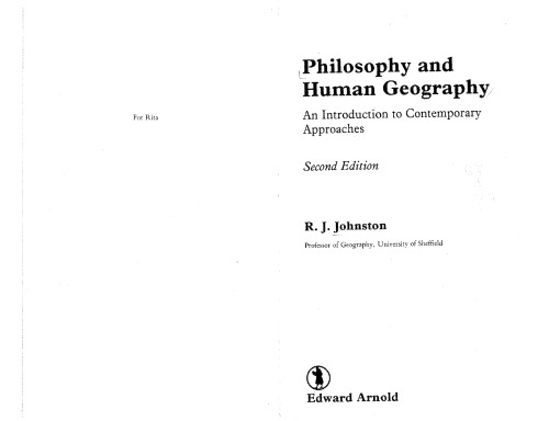 Philosophy And Human Geography