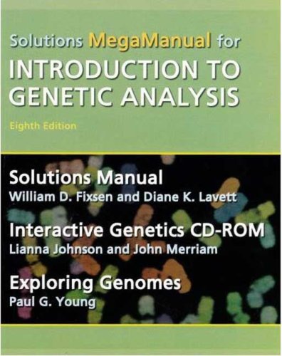 Introduction to Genetic Analysis Solutions MegaManual &amp; Interactive Genetics CD-ROM