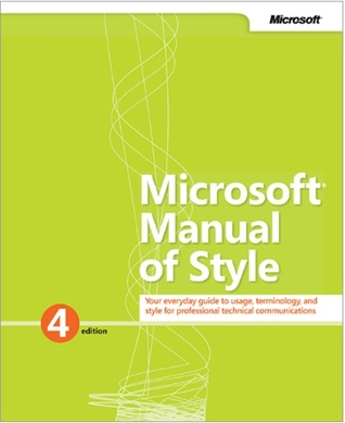 Microsoft Manual of Style