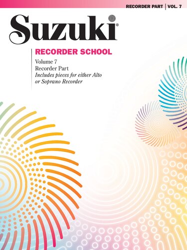 Suzuki Recorder School (Soprano and Alto Recorder), Vol 7