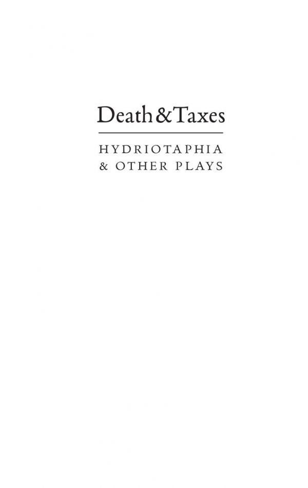 Death &amp; Taxes