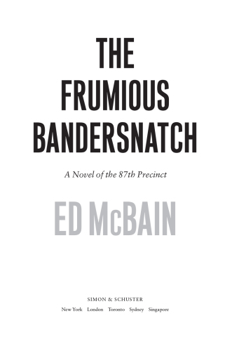 The Frumious Bandersnatch