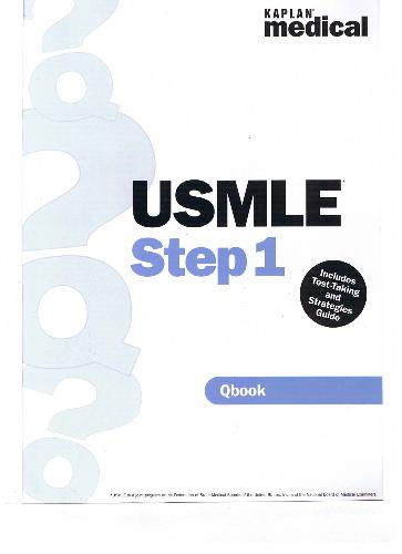 Kaplan Medical USMLE Step 1 Qbook