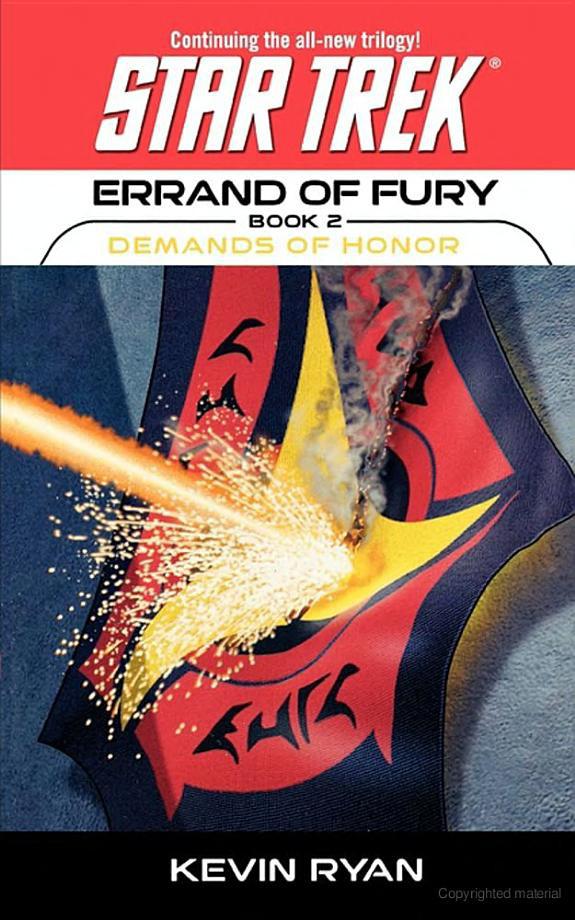 Errand of Fury Book Two: Demands of Honor (Star Trek, The Original Series)