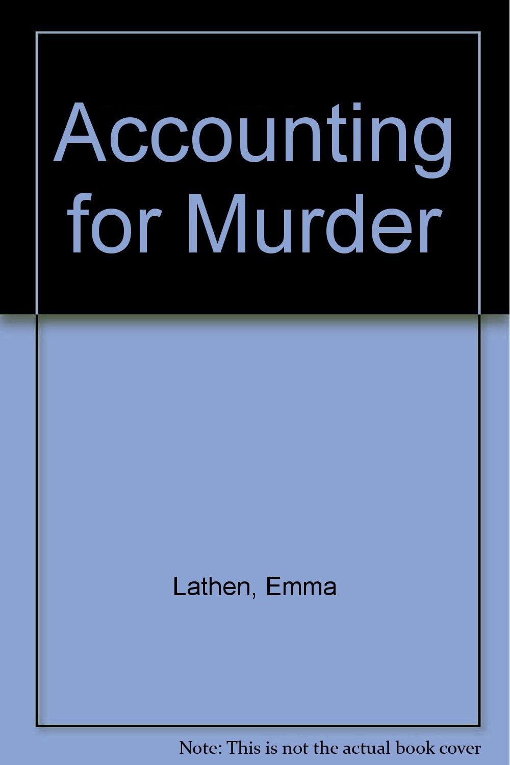Accounting for Muder: Large Print Ed