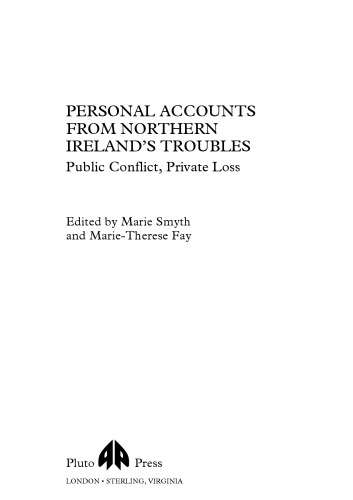 Personal Accounts From Northern Ireland's Troubles