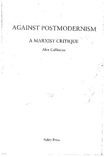 Against Postmodernism