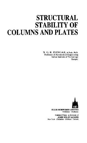 Structural Stability Of Columns And Plates