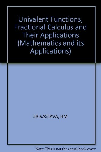 Univalent functions, fractional calculus, and their applications