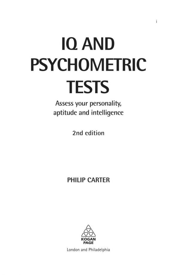 IQ and Psychometric Tests