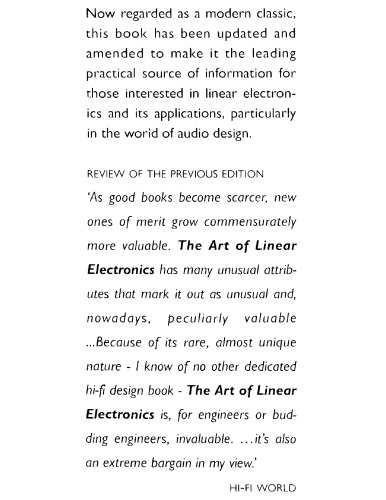 The Art of Linear Electronics