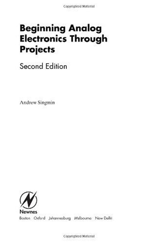 Beginning Analog Electronics Through Projects