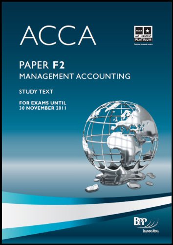 Acca   F2 Management Accounting