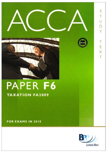 ACCA - F6 Tax (FA2009)