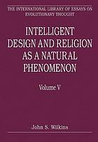 Intelligent Design and Religion as a Natural Phenomenon